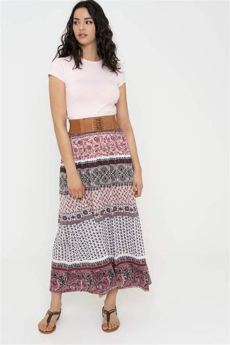 Ardene Wide Band Maxi Skirt