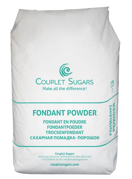Fondant Powder For Professional Icing Or Fillings Couplet Sugars