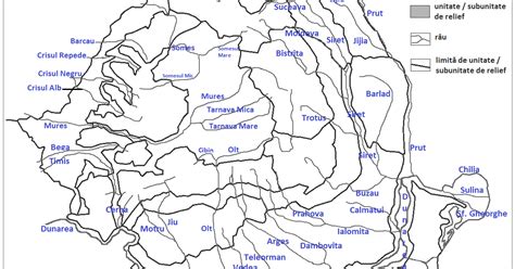 Raurile Romaniei Harta Harta
