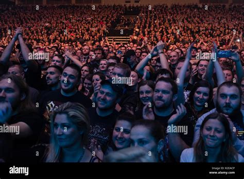 Bratislava Slovakia Nov 13 2018 Concert Goers Attend A Live