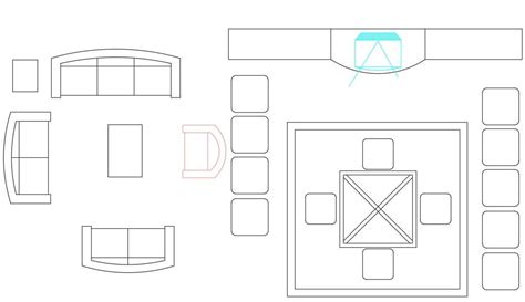 If you need furniture for projects of kitchen, bedroom, living room, bathroom, as well as for public institutions such as clubs, bars. Living Room Furniture CAD blocks Drawing DWG File - Cadbull