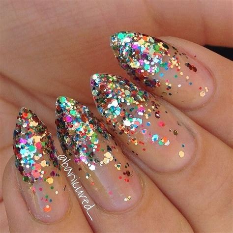 Limecrimemakeups Photo On Instagram Confetti Nails New Years Eve