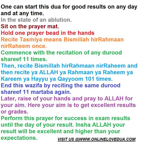 Dua for Success in Exam - Quranic Verse to Get Success in Exam Results