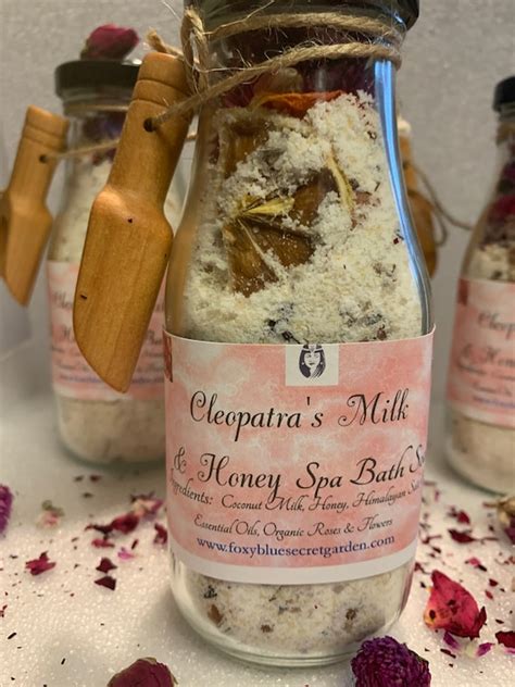 Cleopatras Milk And Honey Luxury Bath Soak With Organic Etsy