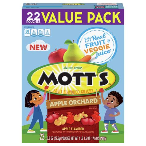 Save On Motts Fruit Flavored Snacks Apple Orchard 22 Ct Order Online