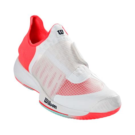 Buy Wilson Kaos Mirage All Court Shoe Women White Coral Online