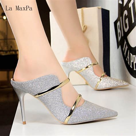la maxpa high quality atmosphere luxury fashion women pumps high heels party shoes for womens