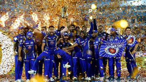 In Pics Mumbai Indians Create History By Clinching Ipl 2017 Crown