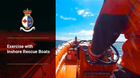 Exercise With Inshore Rescue Boats Youtube