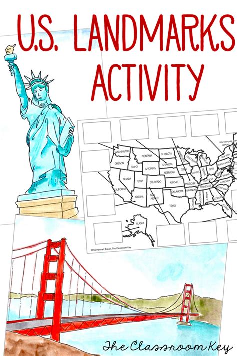 United States Us Landmarks Lesson And Activity 3rd Grade Social