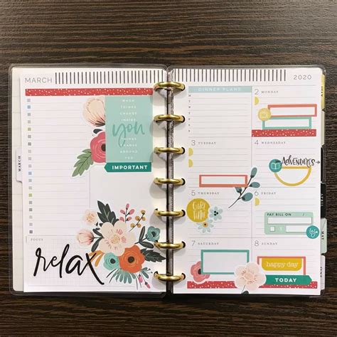 Pin By Yanely Abreu On Happy Planner Dashboard In 2021 Planner