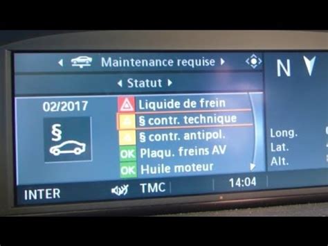 Service intervals and maintenance items are based on mileage driven, elapsed time since the last service, fuel usage, engine temperature and number of engine starts. Remise a zéro voyants de maintenance contrôle technique ...