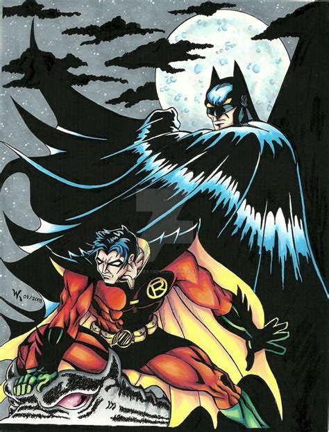 Batman And Robin In Color By Wlk Creations On Deviantart