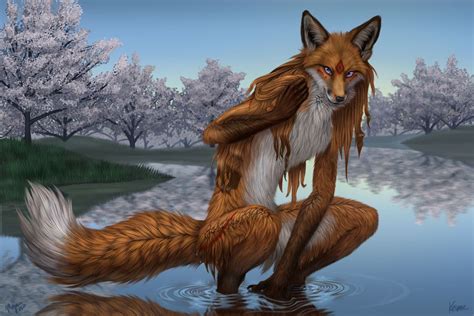 Anthro Fox Female Werewolves Fox Art Fantasy Art