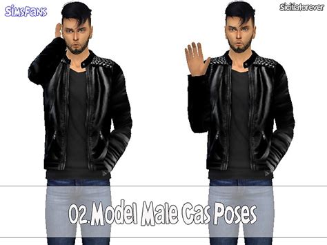 Model Male Cas Poses 02 By Siciliaforever At Sims Fans