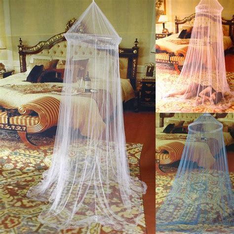 See what the pros and cons are in our bed frame buying guide and get inspiration for layouts from our gallery for bedroom design ideas. Suspended Ceiling Lace Bed Netting Canopy Soft Dome ...