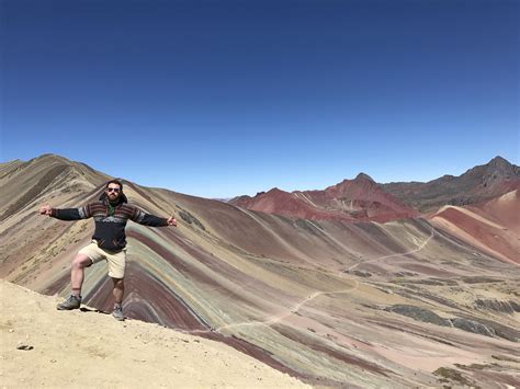 Perfect Visibility Last Summer At Rainbow Mountains Peru