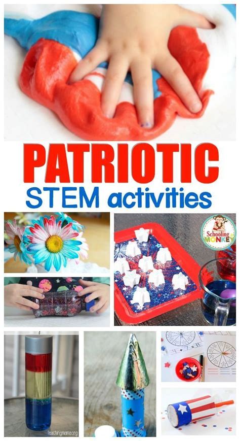 Reasoning, thinking, questioning and understanding of the world around them grows by leaps and bounds, during these years. Patriotic STEM Activities for Kids Perfect for Summertime ...