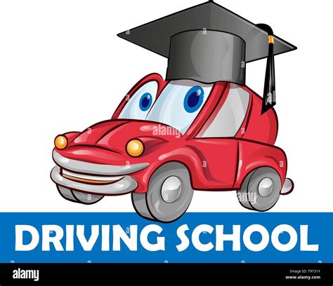 Going To School By Car Clipart