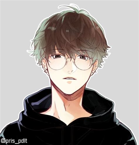 Pin By 하나 짱 On Beautiful Anime Guys With Glasses Anime Hairstyles