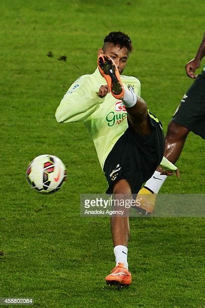Brazil National Football Team Training Session In Istanbul Photos And