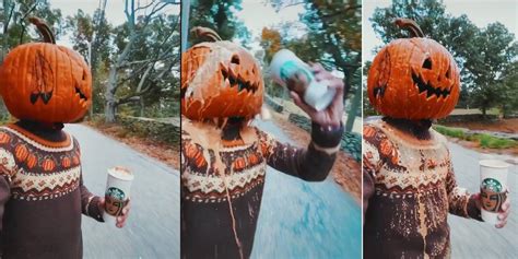 This Skateboarding Pumpkin Tiktok Riffs On Viral Video