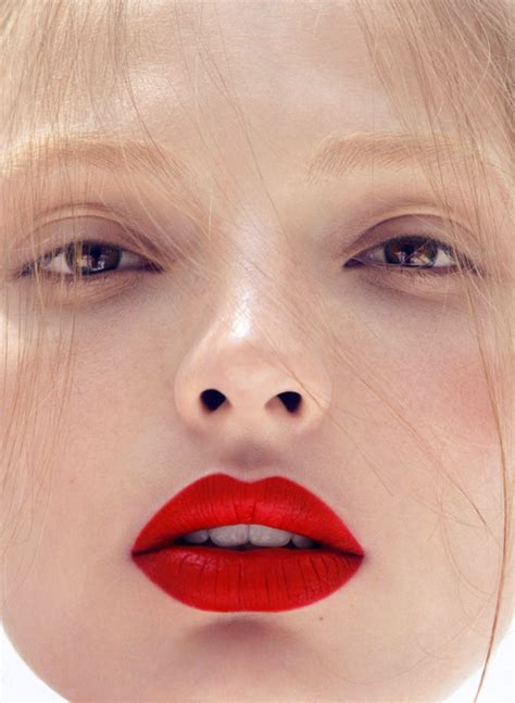Magdalena Frackowiak By Camilla Akrans Red Red Lips Like