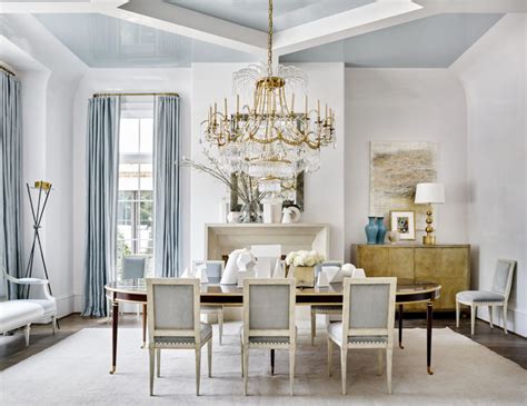 A Room We Love From The 1stdibs 50 Suzanne Kasler Dining Room Blue