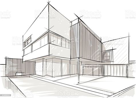 Sketch Of Architecture Stock Illustration Download Image Now Istock