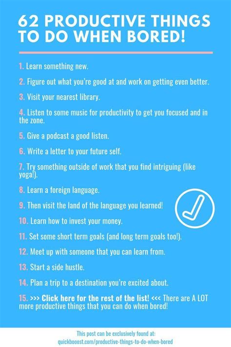 62 Productive Things To Do When Bored These Are A Must In 2020 With