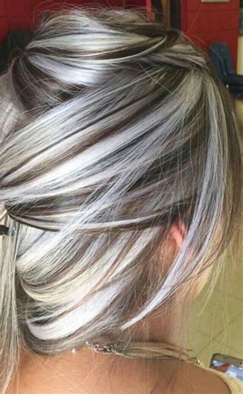 Cool Blonde Highlights For Grey Hair Pictures Artofit