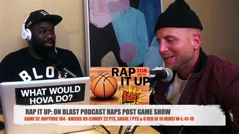 Game 57 Raptors 104 Knicks 99 Rap It Up On Blast Post Game Show
