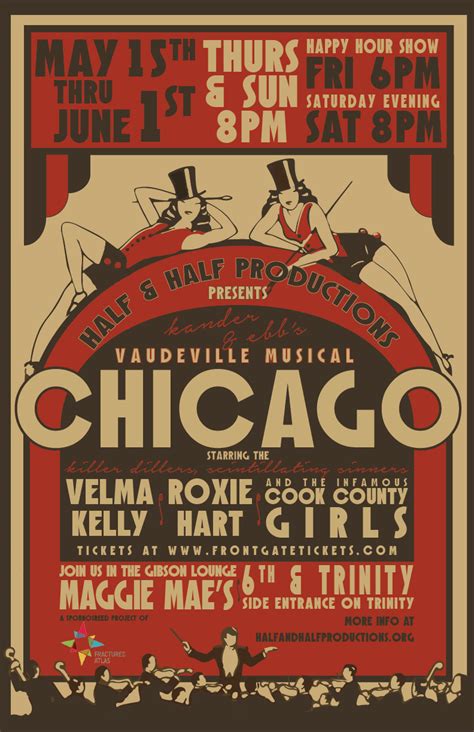 Great Poster For Chicago Chicago Musical Broadway Posters Chicago