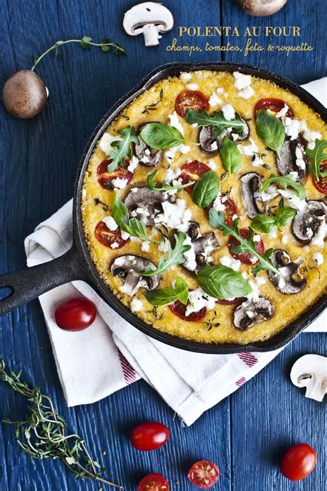 • gardez la sauce tomate dans un bol, rincez la cuve et mettez l'eau et le sel puis faites bouillir l'eau, en vitesse 2, à 130 °c pendant 11 minutes. Polenta au four, champignon, tomates, feta & roquette ...