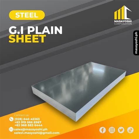 Gi Plain Sheet Plain Sheet Metals Sheets Galvanized Iron Sheet