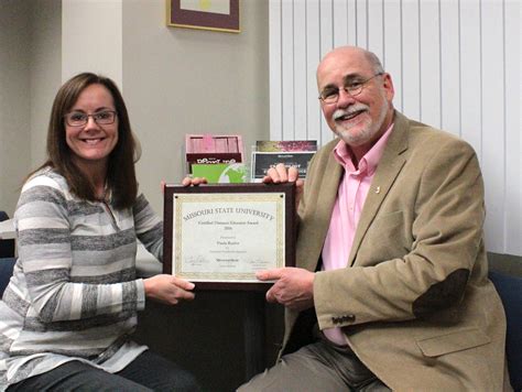 certified distance educator award recipients missouri state outreach