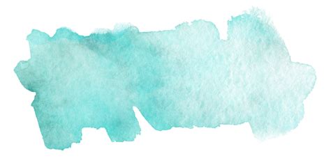Turquoise watercolor brush stroke by #junkydotcom feel free to download png image