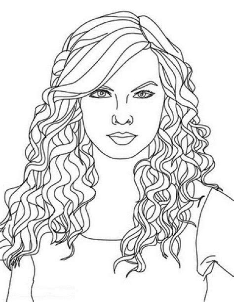 Coloring Pages Printable Hair - Coloring Pages Ideas