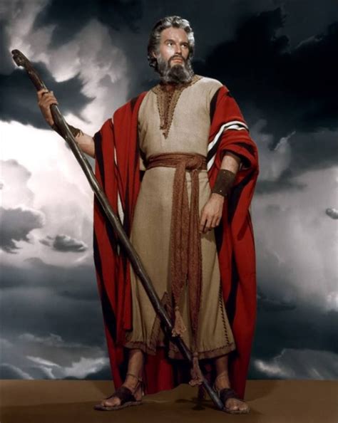 Charlton Heston As Moses In The Ten Commandments1956 Ten