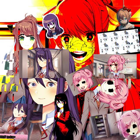 Every Ddlc Creepy Moment In One Picture Ddlc