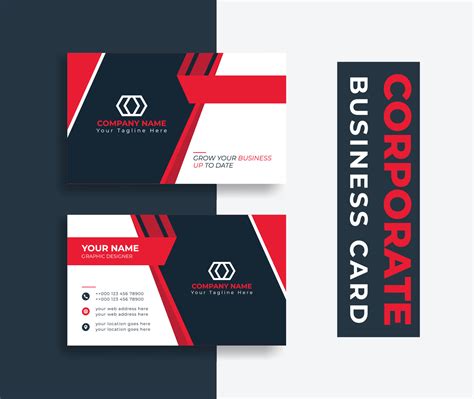 Business Card Modern Creative Style Layout Clean Visiting Card