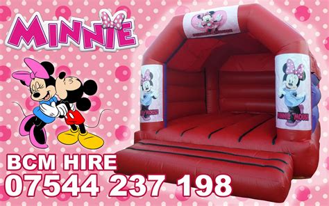 Minnie Mouse Bouncy Castle Childrens Bouncy Castles Bcm Hire