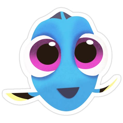 Finding Dory Baby Dory Stickers By Carolam Redbubble