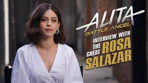 Rosa Salazar Alita Battle Angel Interview Youtube
