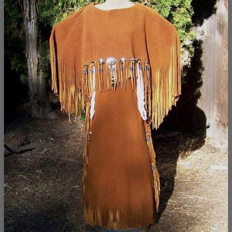 Native American Womens Buckskin Dress