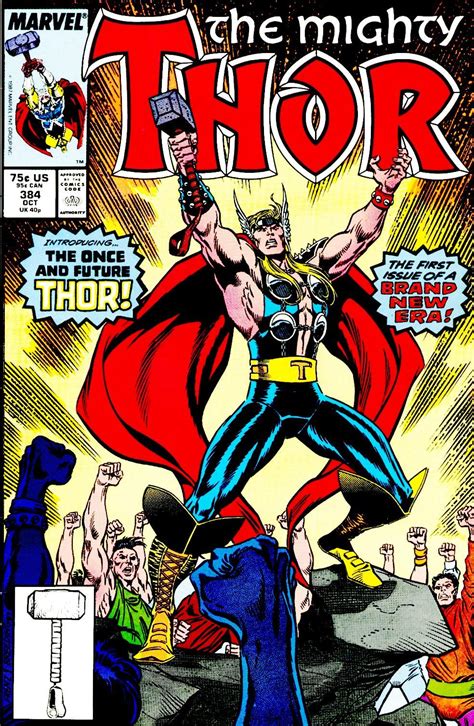 Marvel Comics Of The 1980s 1987 The Mighty Thor 384 Art Comic