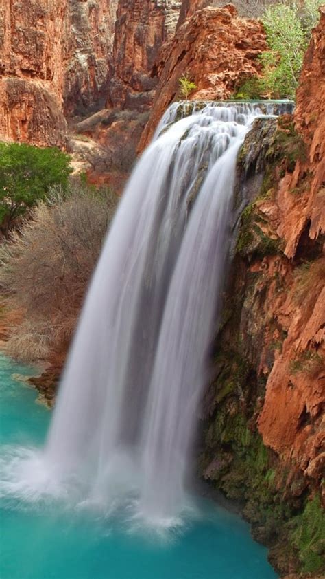 The images included are featured for iphone 6 plus and ipad retina. 1080x1920 Waterfall Mountains Iphone 7,6s,6 Plus, Pixel xl ,One Plus 3,3t,5 HD 4k Wallpapers ...