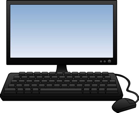 If the computer crashes or the power goes out, data can still be recovered. Desktop Computer Design - Free Clip Art