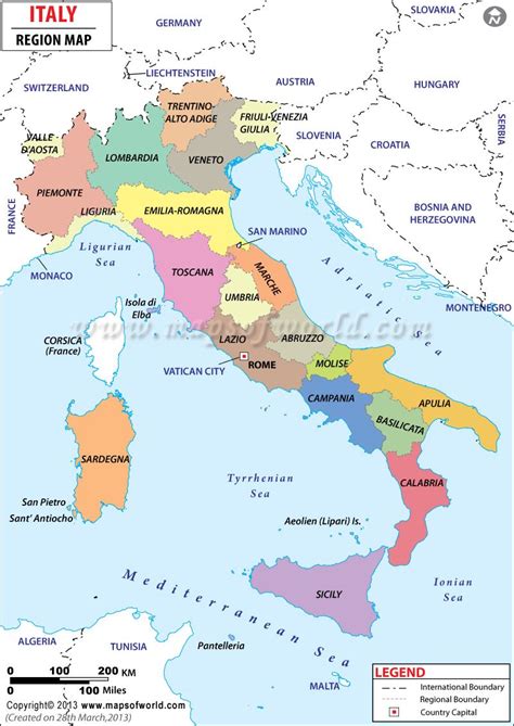 It is distributed in the provinces of. Italy Region Map | Italy map, Map of italy regions, Sicily ...