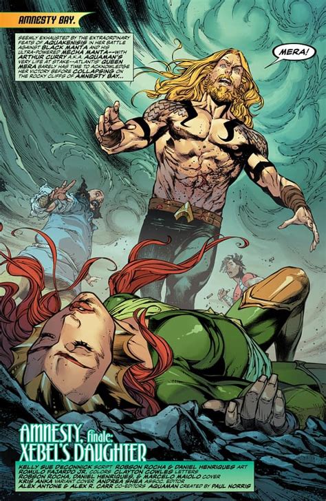 Mera S Pregnancy Encounters Complications In Aquaman 57 [preview]